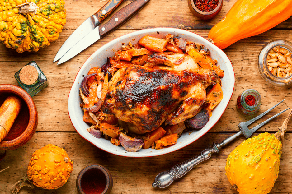 One-Pot Autumn Chicken with Vegetables and Peri Peri Seasoning