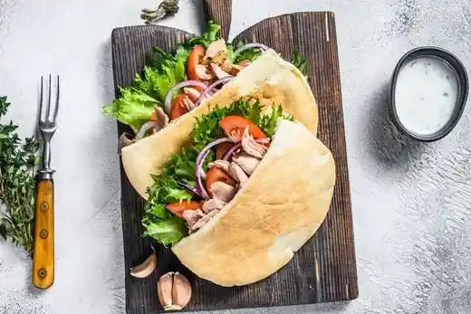 Homemade Chicken Pita