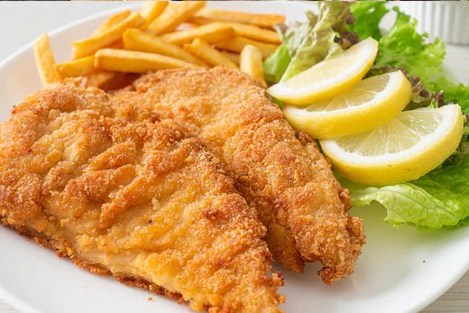 Pork Schnitzel with Green Salad