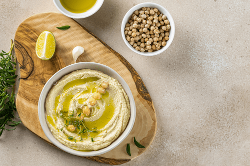 Hummus with a Twist: Cilantro Lime Hummus