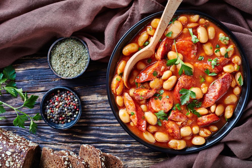 Locro (Hearty stew with corn, beans, and meat)