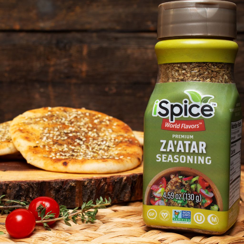 iSpice | Zaatar Seasoning | 4.59 oz | Mixed Spice &amp; Seasoning | Halal | Kosher | Non GMO - iSpice You