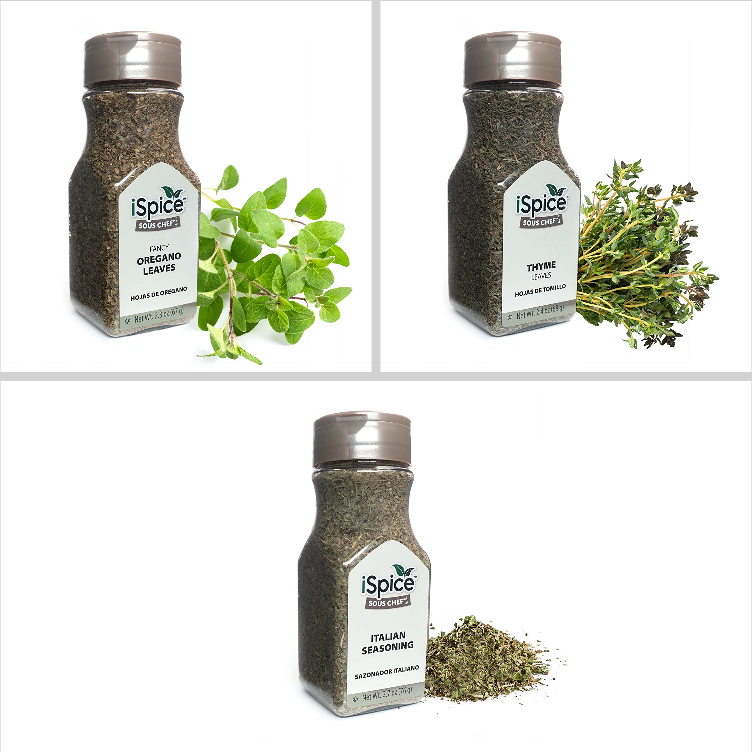 iSpice, 7 Pack of Spices and Herbs, Aromatic