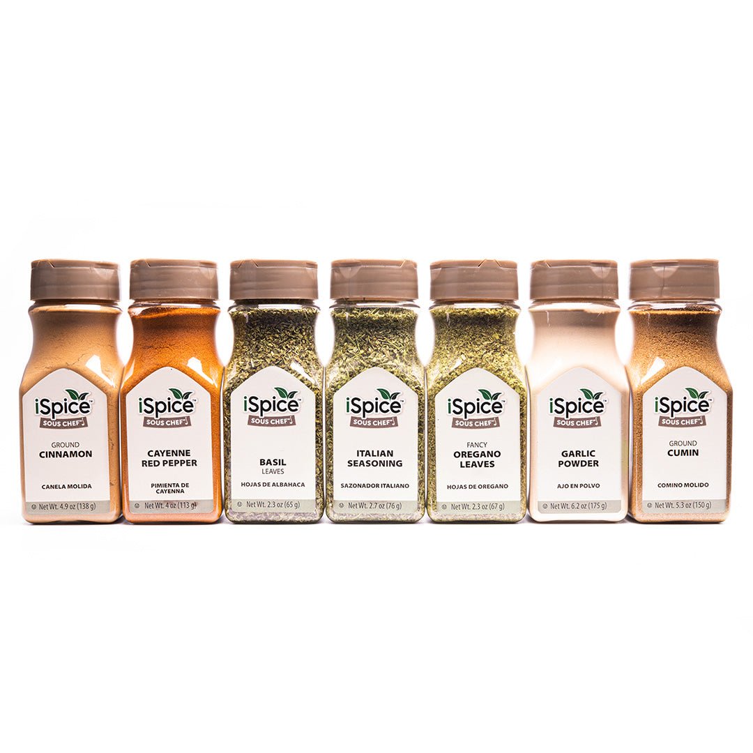 iSpice | 7 Pack of Spices and Herbs | Aromatic | Mixed Spices &amp; Seasonings Gift Set | Kosher - iSpice You