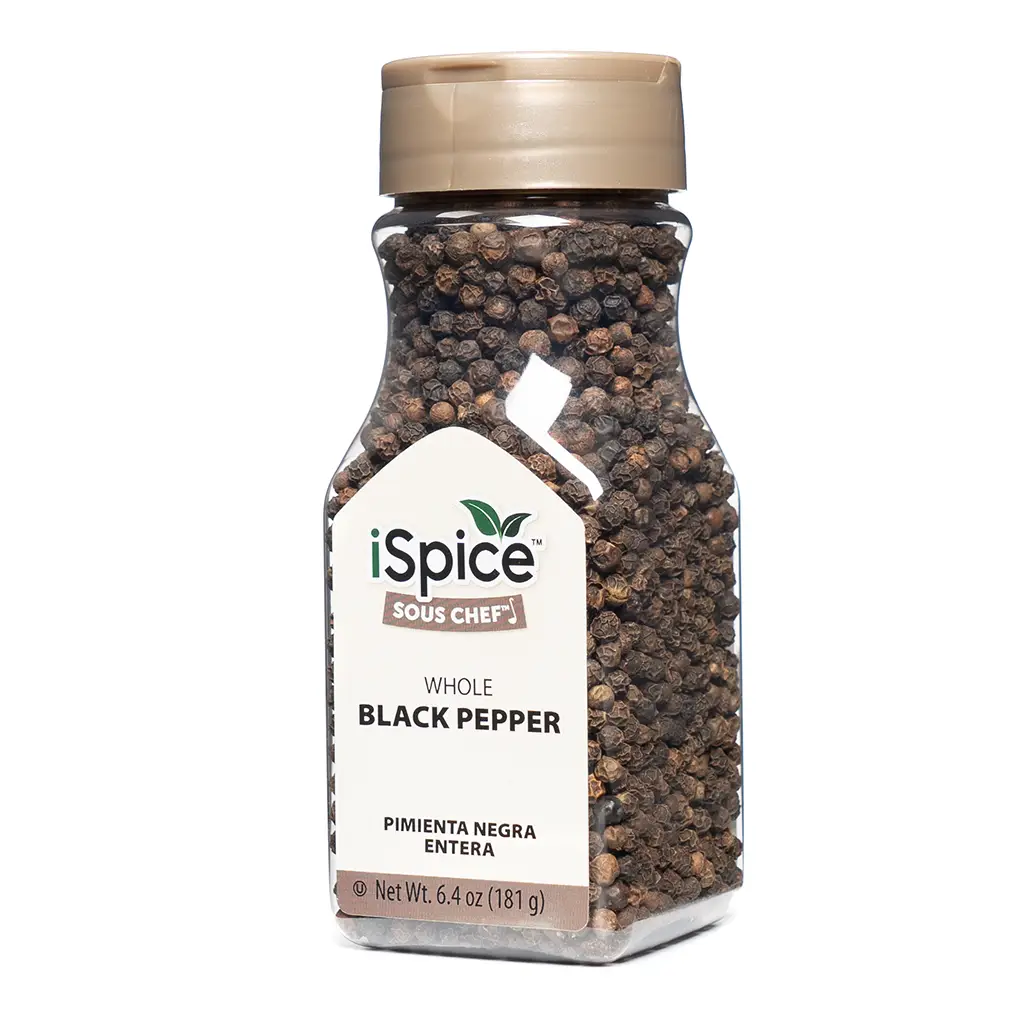 whole black pepper