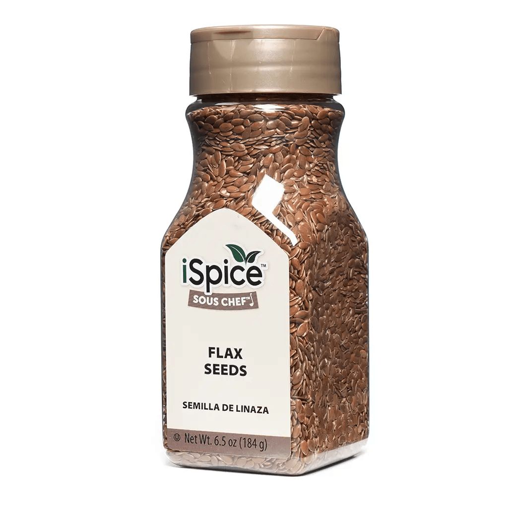 iSpice | Flax Seed | 6.5 oz | Gourmet Spice | Kosher | Nutty flavor - iSpice You