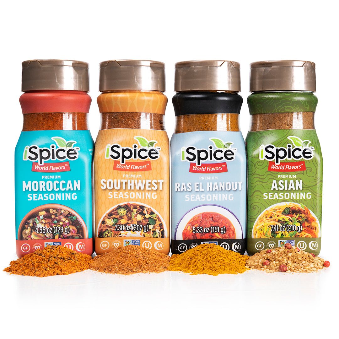 iSpice | 4 Pack of Ethnic Seasoning | Geronimo | Mixed Spice & Seasoning Gift Set | Halal | Kosher - iSpice You