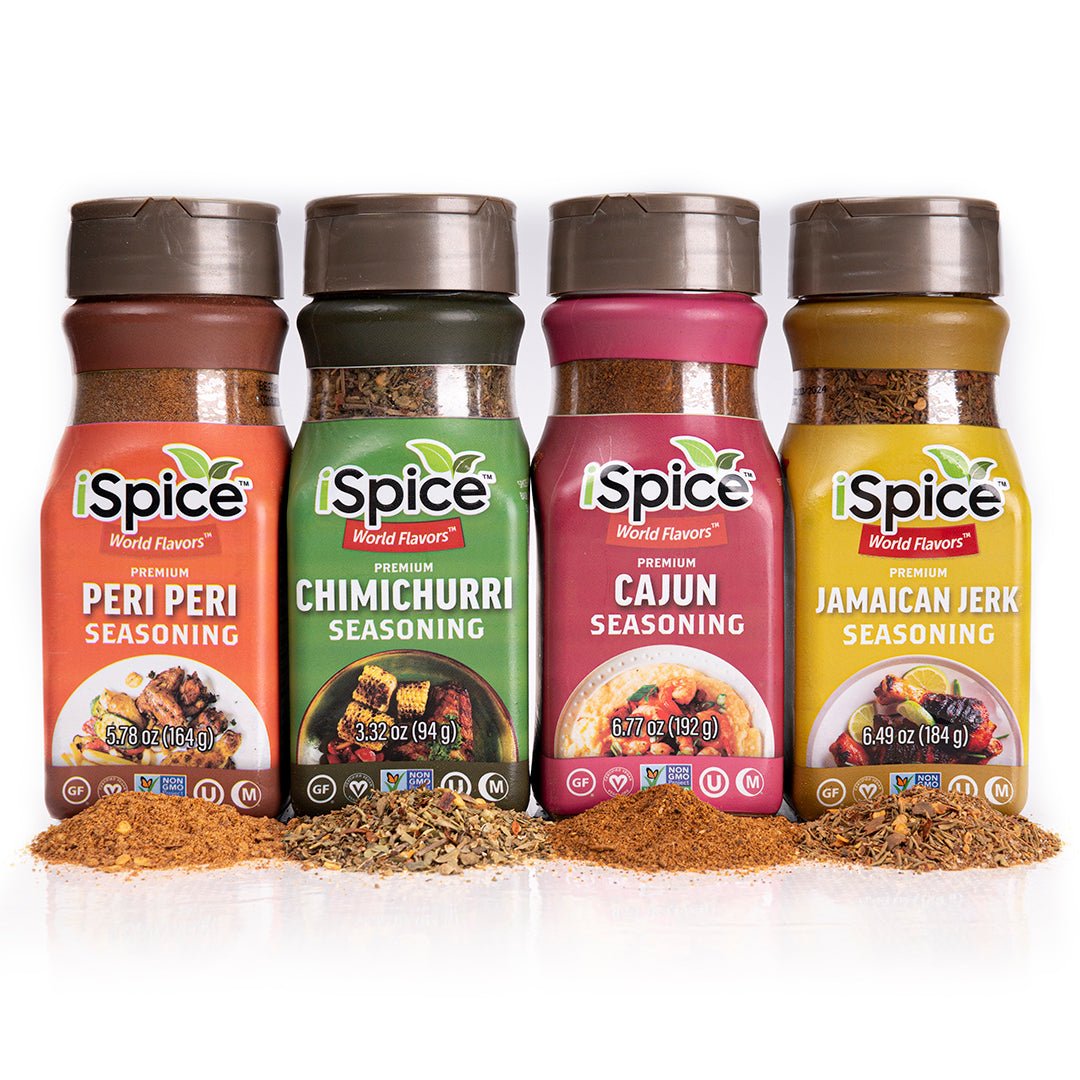 iSpice | 4 Pack of Ethnic Seasoning | Grill'n Roll | Mixed Spice & Seasoning Gift Set | Halal | Kosher - iSpice You