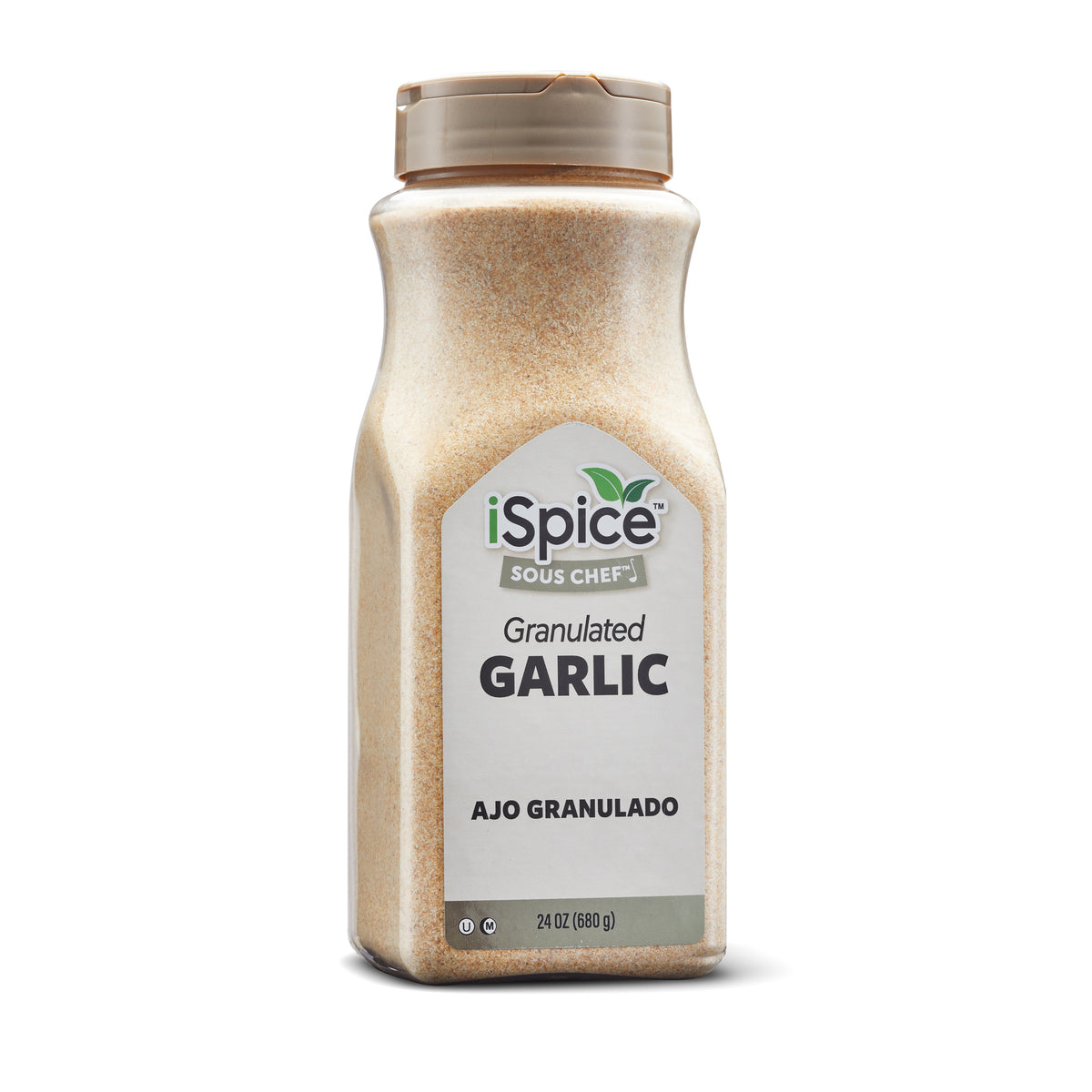 Spice Garlic | Garlic Granulated | 24 oz | Food Service Size | Halal | Rich Aroma