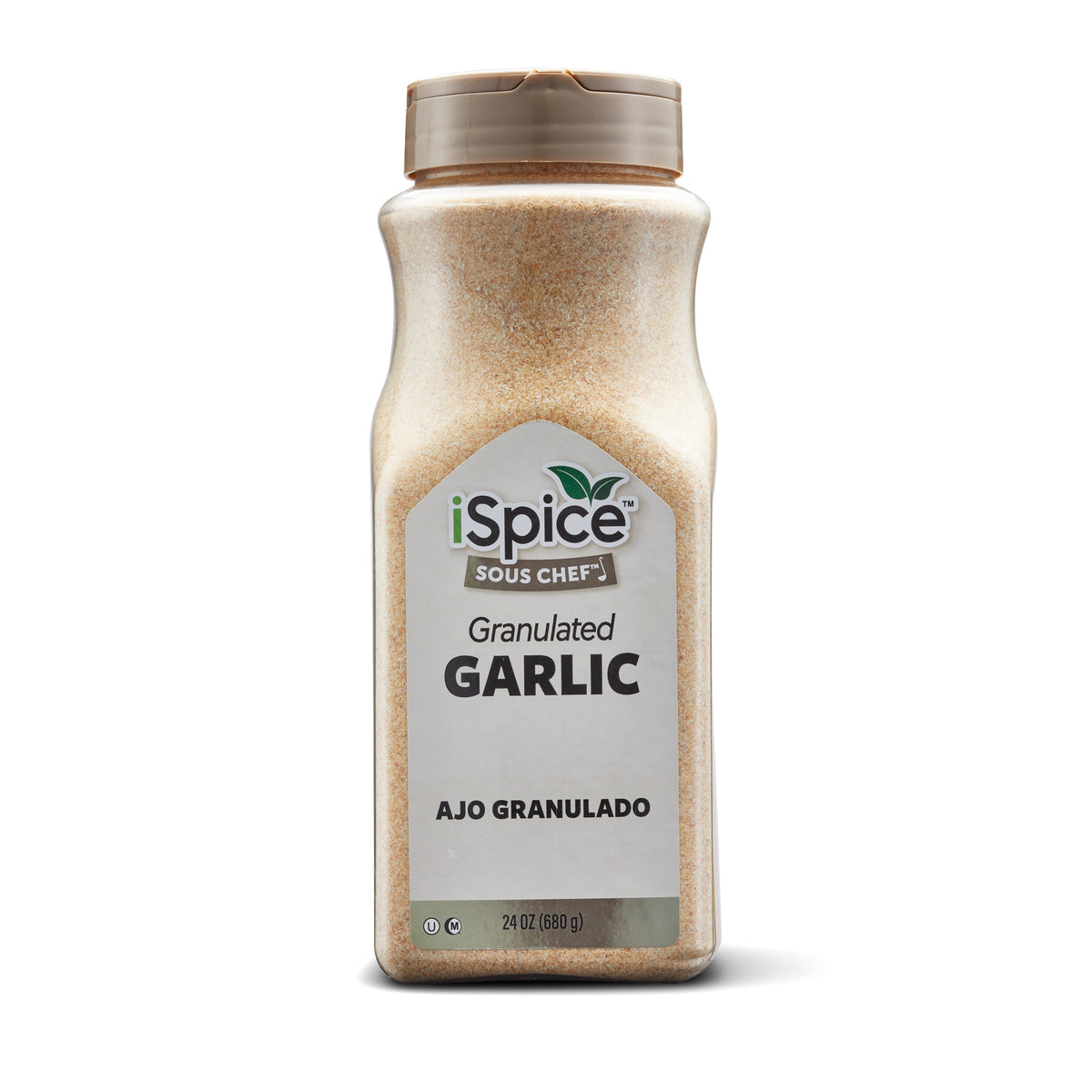 Spice Garlic | Garlic Granulated | 24 oz | Food Service Size | Halal | Rich Aroma