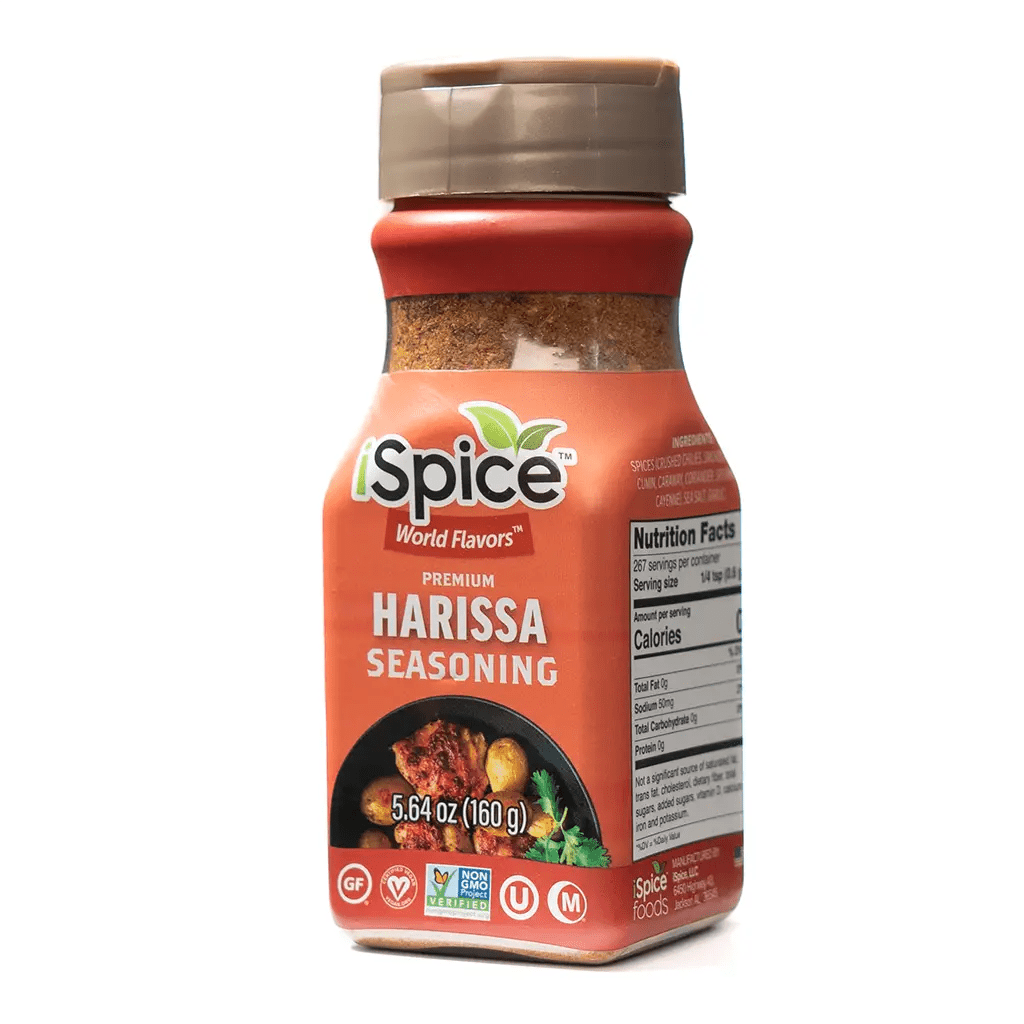 iSpice | Harissa Seasoning | 5.64 oz | Mixed Spice &amp; Seasoning | Halal | Kosher | Non GMO |Vegan - iSpice You