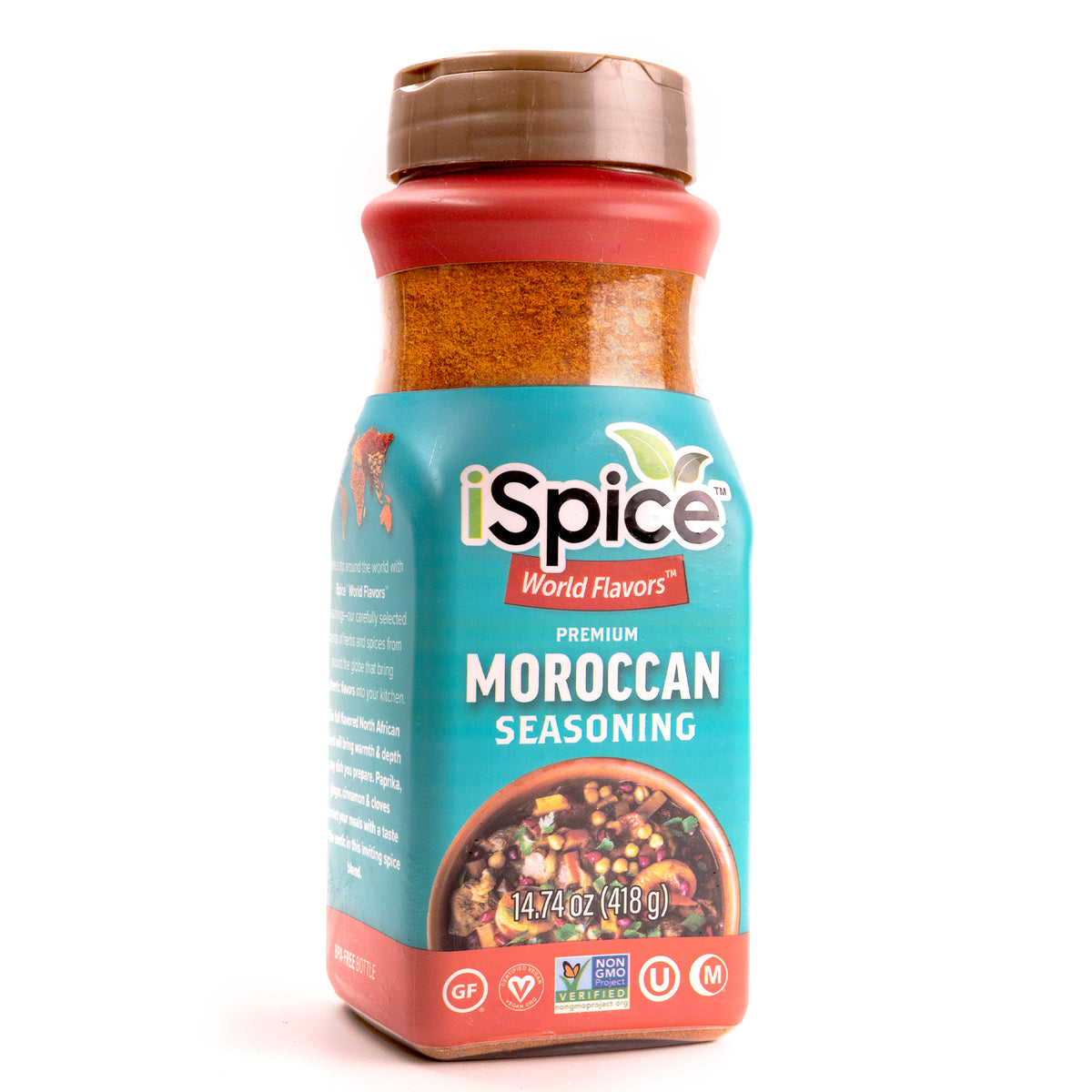 Spice Blend | Moroccan Seasoning | 14.74 oz | Mixed Spice &amp; Seasoning | Food Service | Halal | Kosher | Non GMO