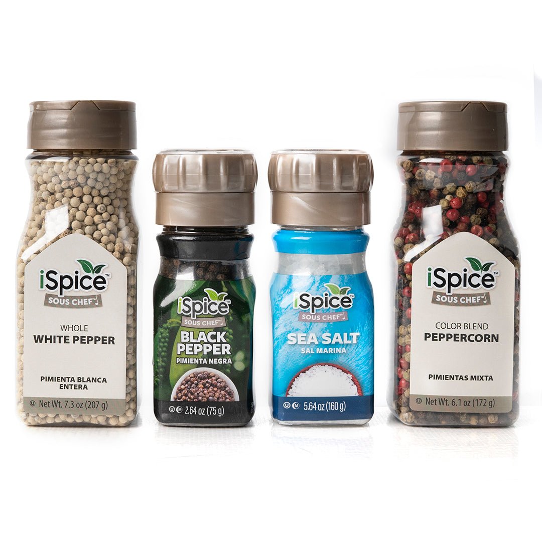 iSpice | 4 Pack Salt and Pepper Spices | Spice Pro | Mixed Spices &amp; Seasonings Gift Set | Kosher - iSpice You