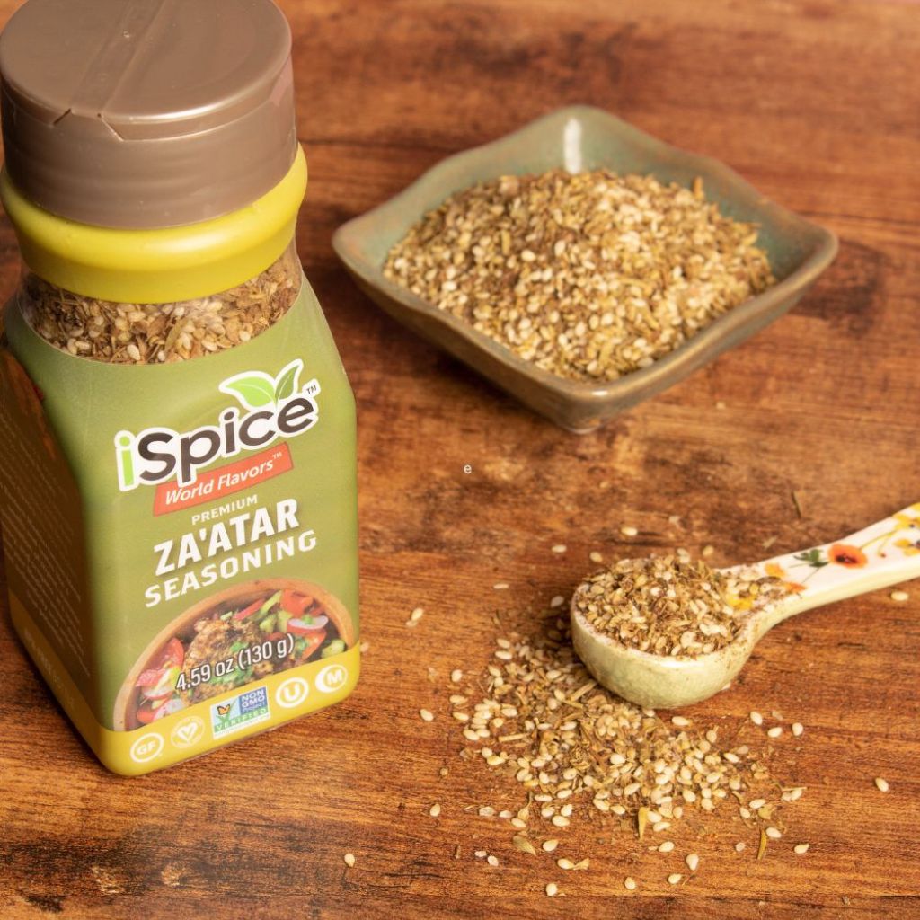 iSpice | Zaatar Seasoning | 4.59 oz | Mixed Spice &amp; Seasoning | Halal | Kosher | Non GMO - iSpice You