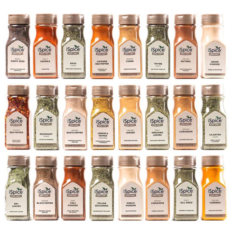 iSpice | 24 Pack of Spice and Herbs | Kitchen Fusion | Mixed Spices &amp; Seasonings Gift Set | Kosher - iSpice You