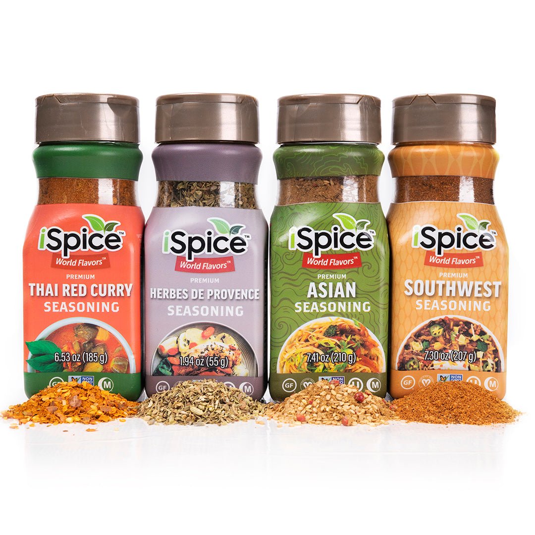 iSpice | 4 Pack of Ethnic Seasoning | Yasuda | Mixed Spice &amp; Seasoning Gift Set | Halal | Kosher - iSpice You