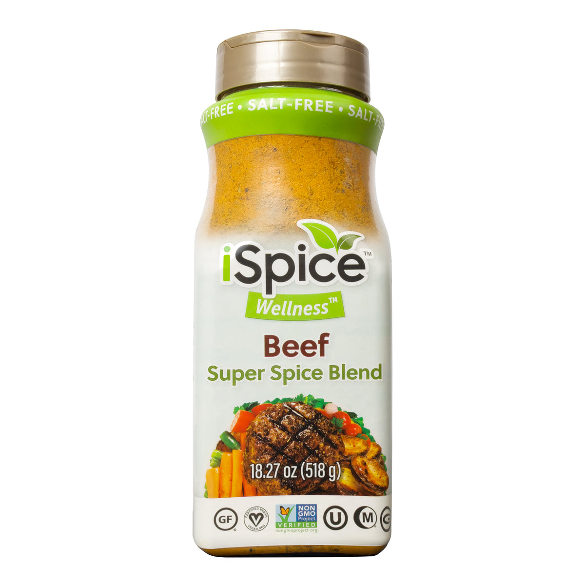 iSpice Blend | Salt-Free Beef Seasoning | 18.27 oz | Mixed Spice &amp; Seasoning | Food Service| Halal | Kosher - iSpice You