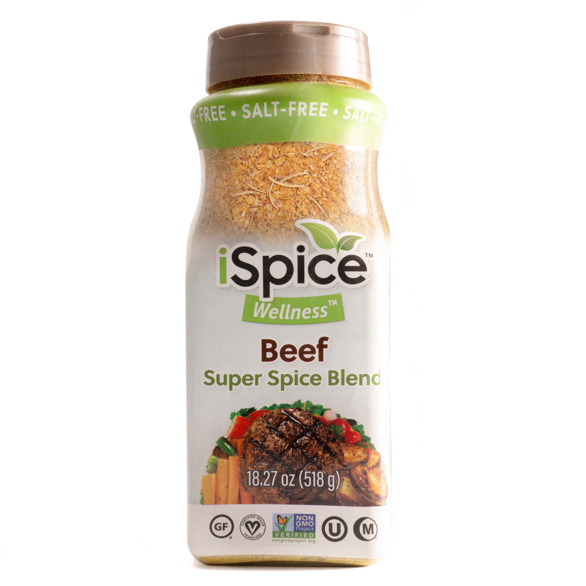 Spice Blend | Salt-Free Beef Seasoning | 18.27 oz | Mixed Spice &amp; Seasoning | Food Service| Halal | Kosher