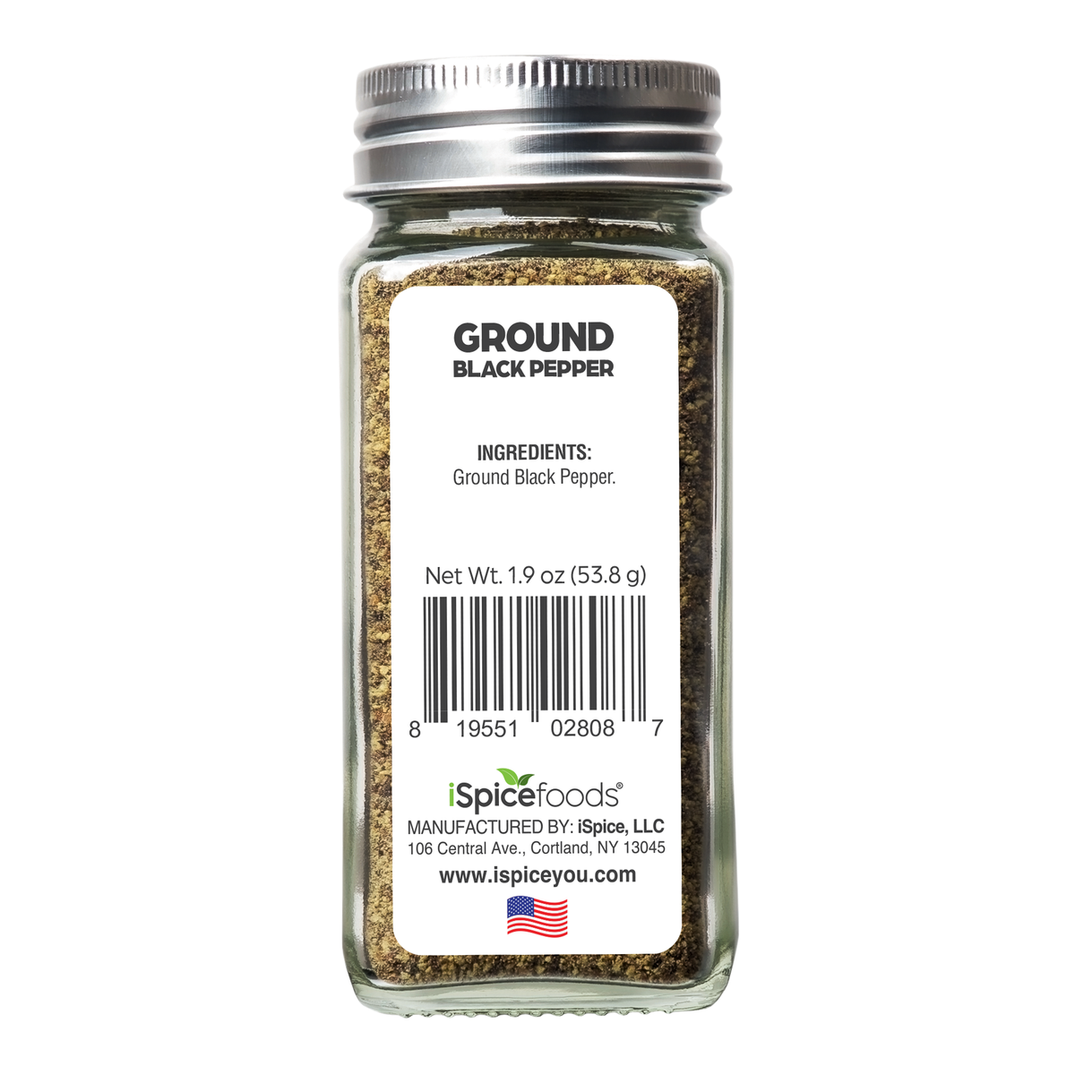 high-quality organic ground black pepper ideal for adding bold flavor to dishes