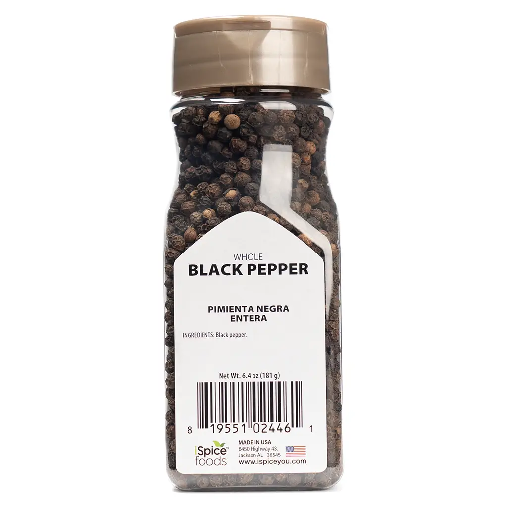 is whole black pepper the same as peppercorns