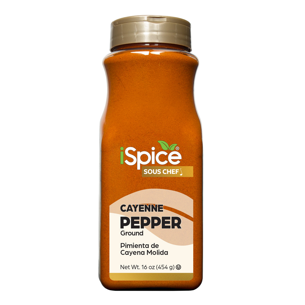 Bulk Cayenne Red Pepper 16 oz by iSpice - Kosher Certified for Food Service