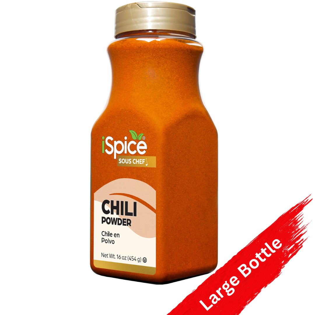 iSpice Chili Powder 16 oz - Kosher Food Service Size Gourmet Spice