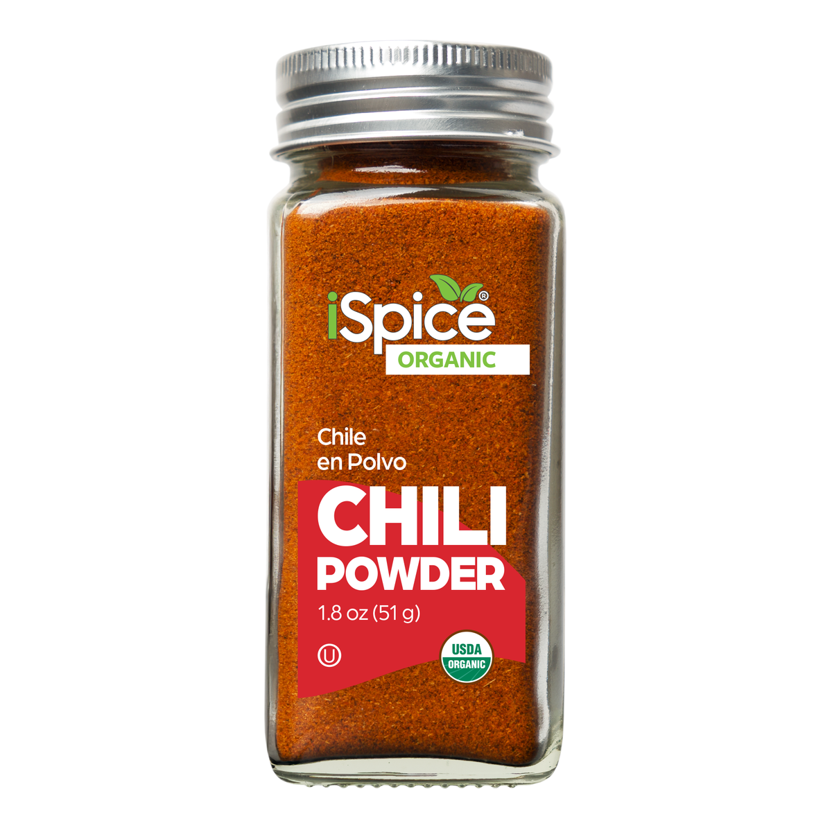 iSpice | Organic Chili Powder | 1.8 oz | Premium Spices | Kosher | USDA Organic Certified - iSpice You