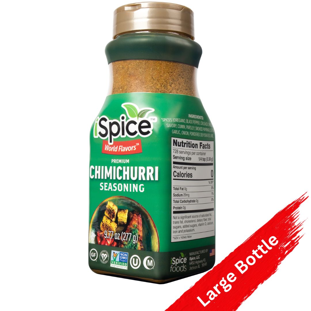 iSpice Blend | Chimichurri Seasoning | 9.77 oz | Mixed Spice &amp; Seasoning | Food Service | Halal | Kosher - iSpice You