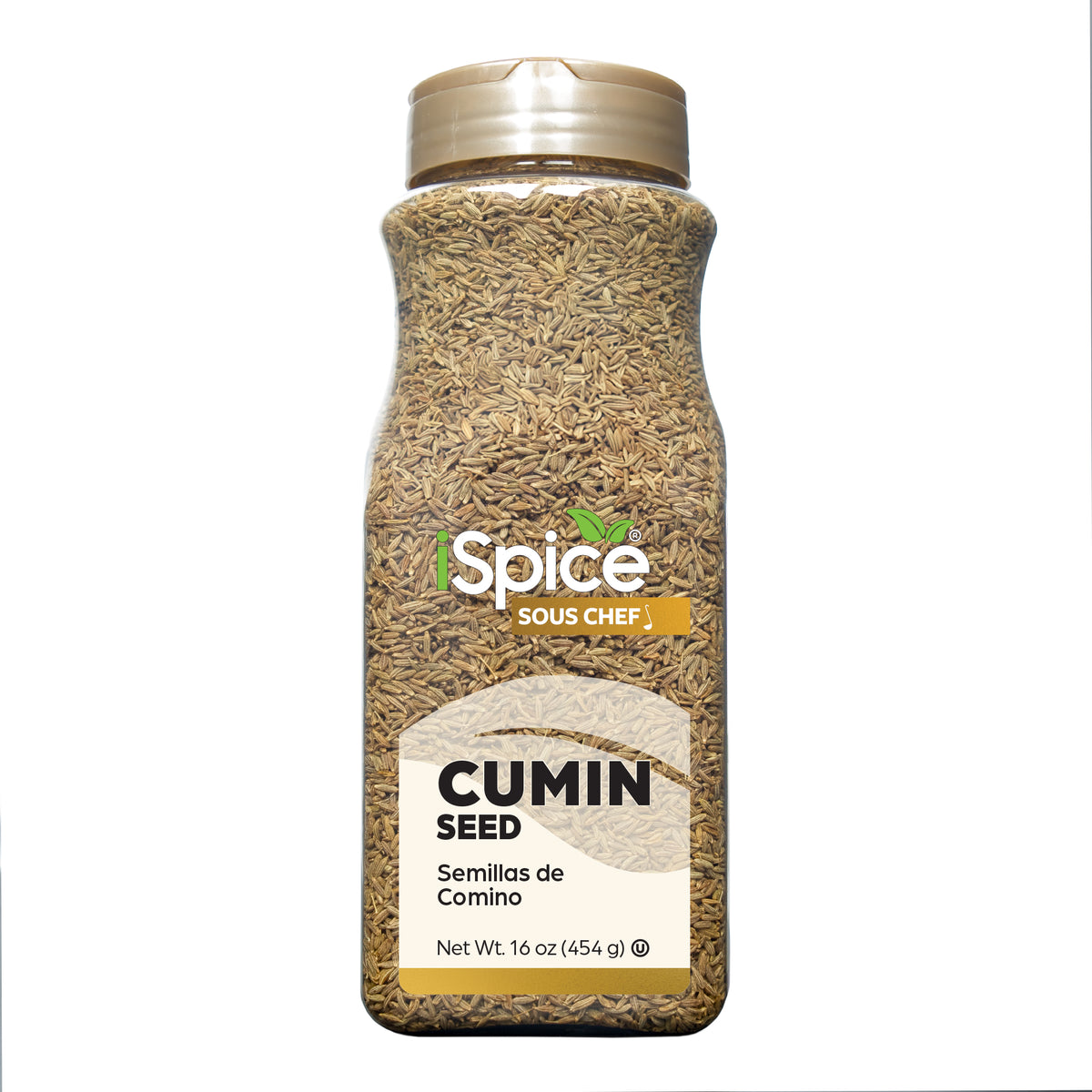 Bulk Cumin Seed Whole 16 oz by iSpice - Kosher Certified for Food Service