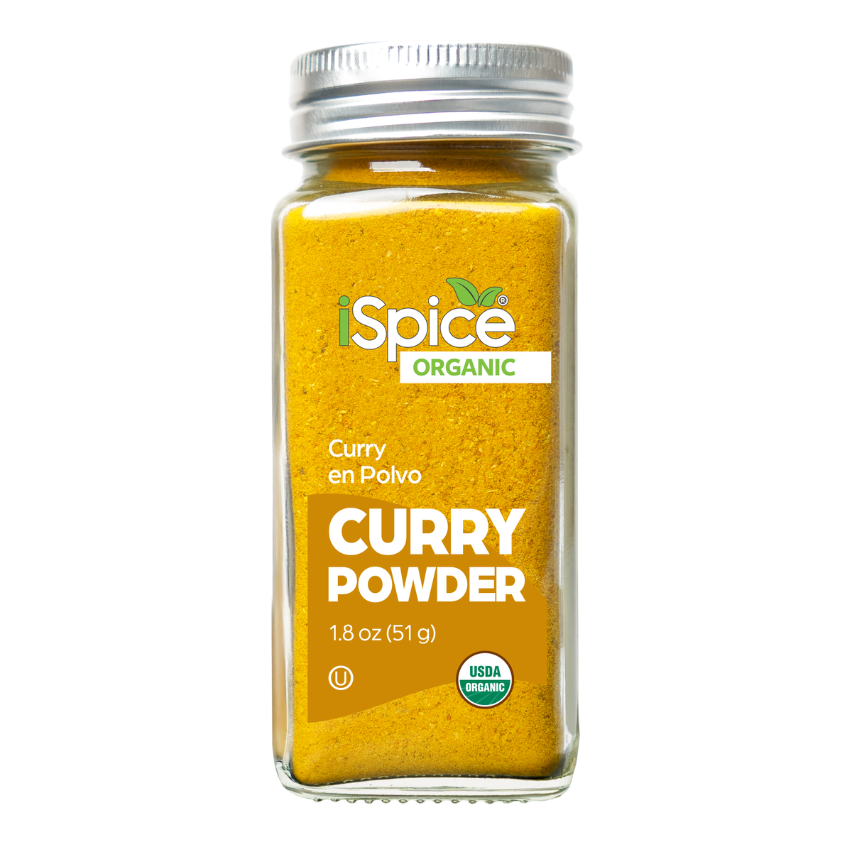 iSpice | Organic Curry Powder | 1.8 oz | Premium Spices | Kosher | USDA Organic Certified - iSpice You