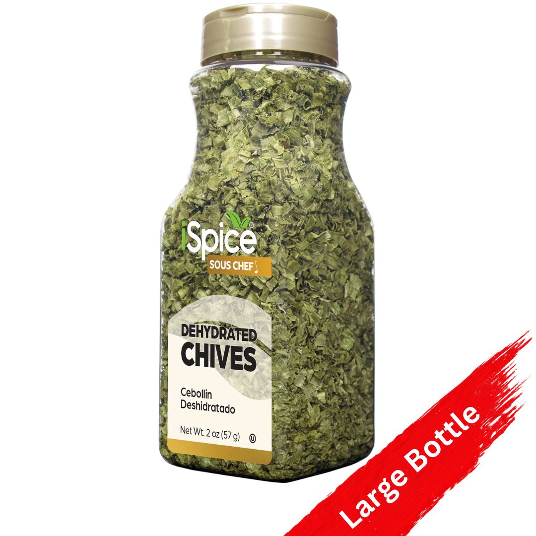 iSpice | Chives Dehydrated | 1.25 oz | Food Service | Premium Herbs | Kosher - iSpice You