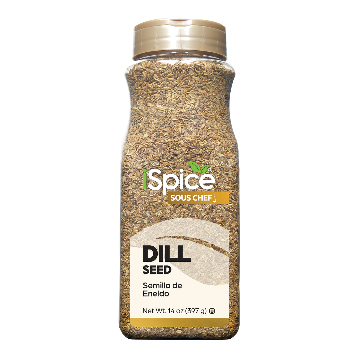 Bulk Dill Seed 14 oz by iSpice - Kosher Certified for Food Service