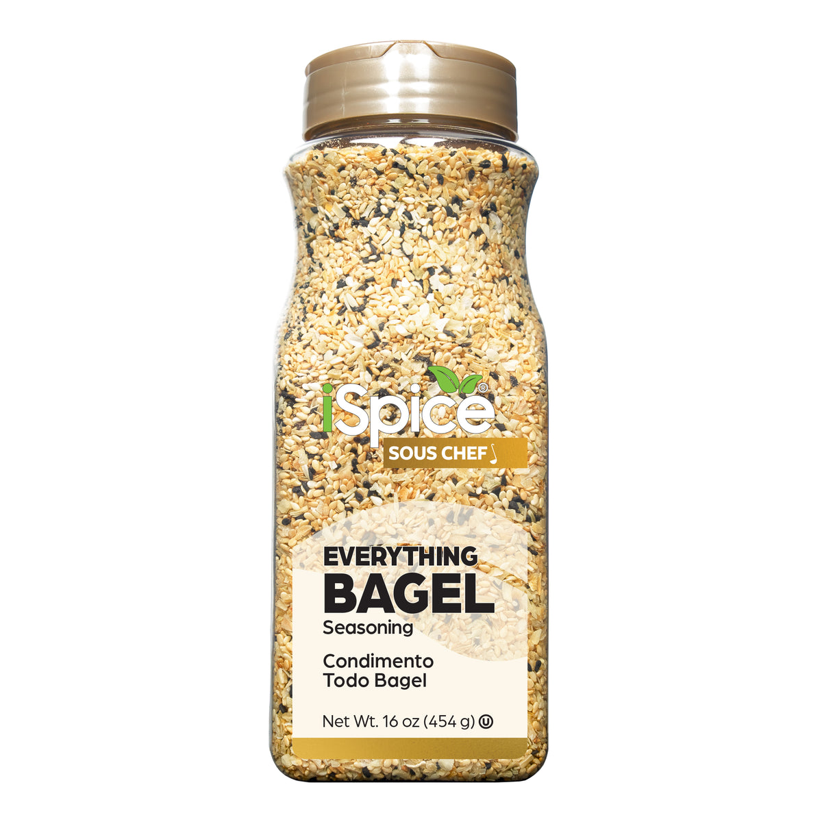 Bulk Bagel Topping Seasoning 16 oz by iSpice - Kosher for Food Service