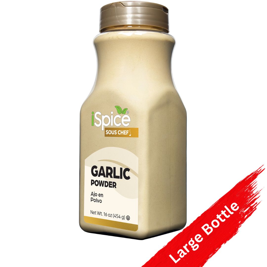 iSpice Garlic Powder 16 oz - Kosher Food Service Size with Rich Aroma