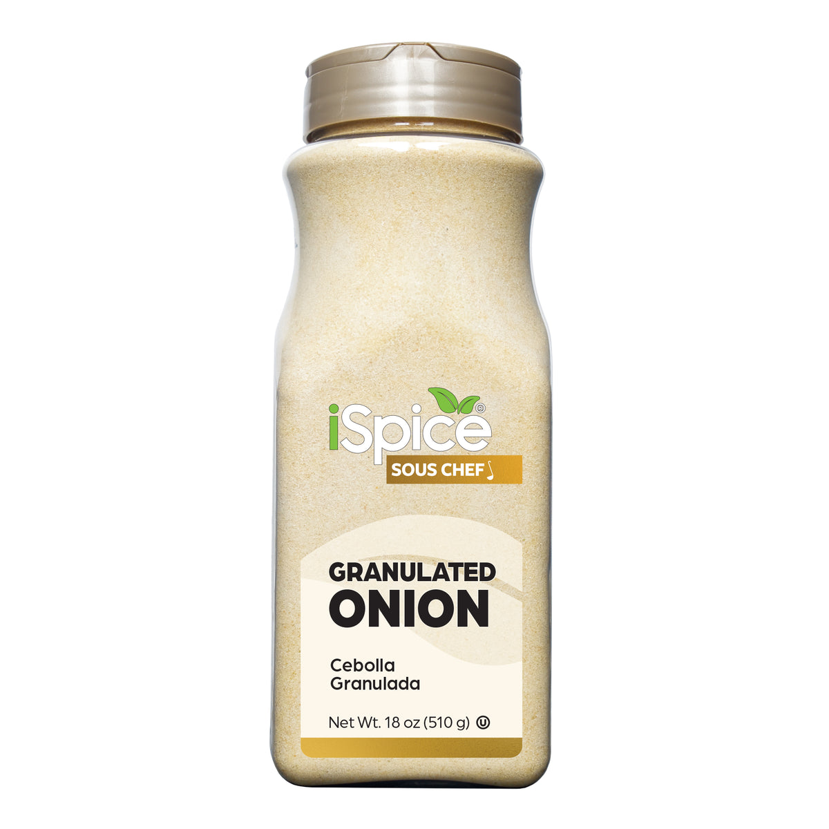 Bulk Onion Granules 18 oz by iSpice Blend - Kosher Certified for Food Service