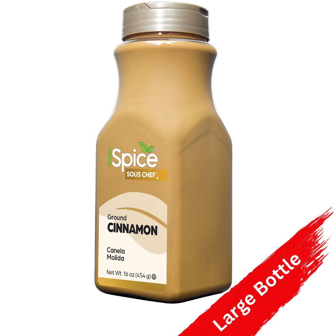 iSpice Cinnamon Ground 16 oz - Food Service Size with Rich Aroma