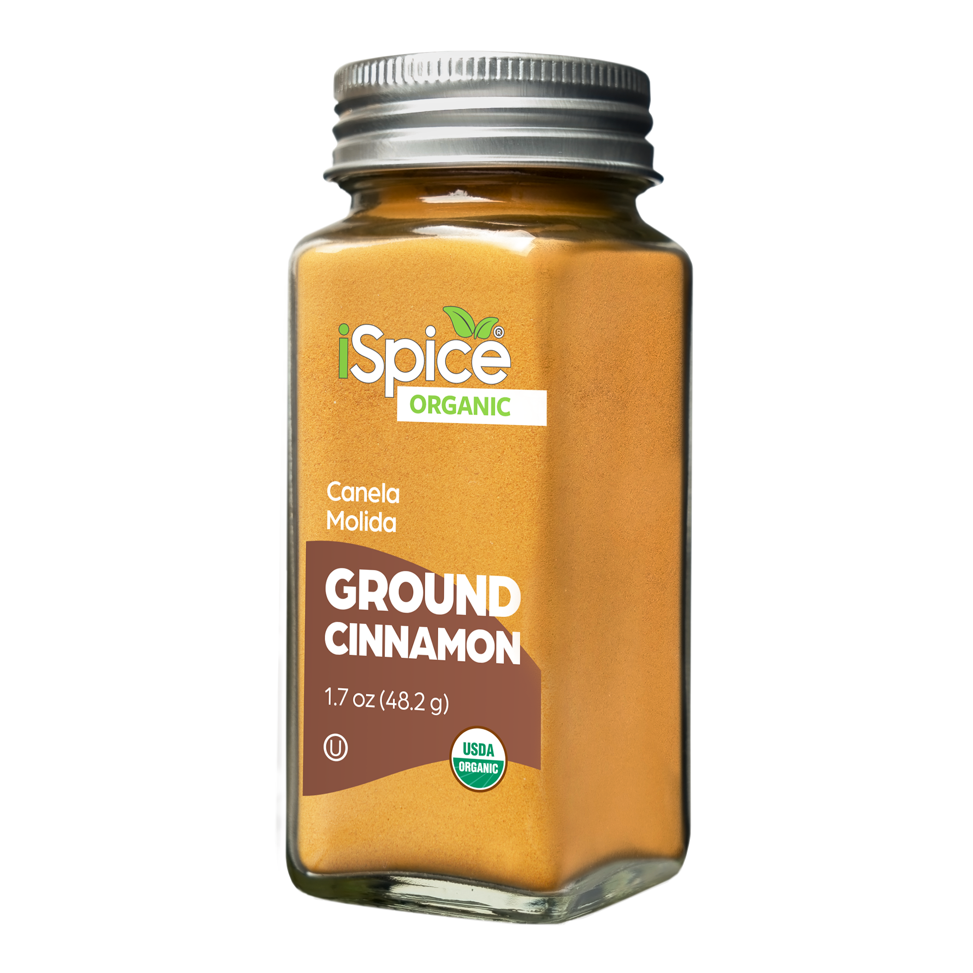 iSpice | Organic Cinnamon Powder | 1.7 oz | Premium Spices | Kosher | USDA Organic Certified - iSpice You