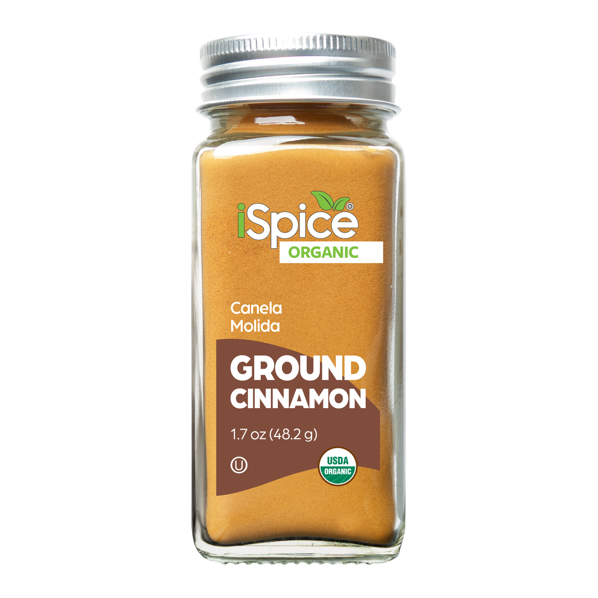 premium organic ground cinnamon displayed on a wooden surface showcasing its fine texture