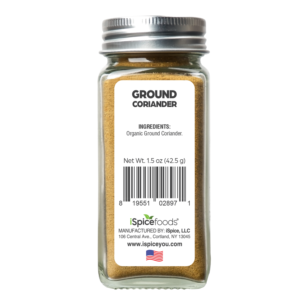 high-quality organic ground coriander ideal for enhancing the flavor of curries and marinades