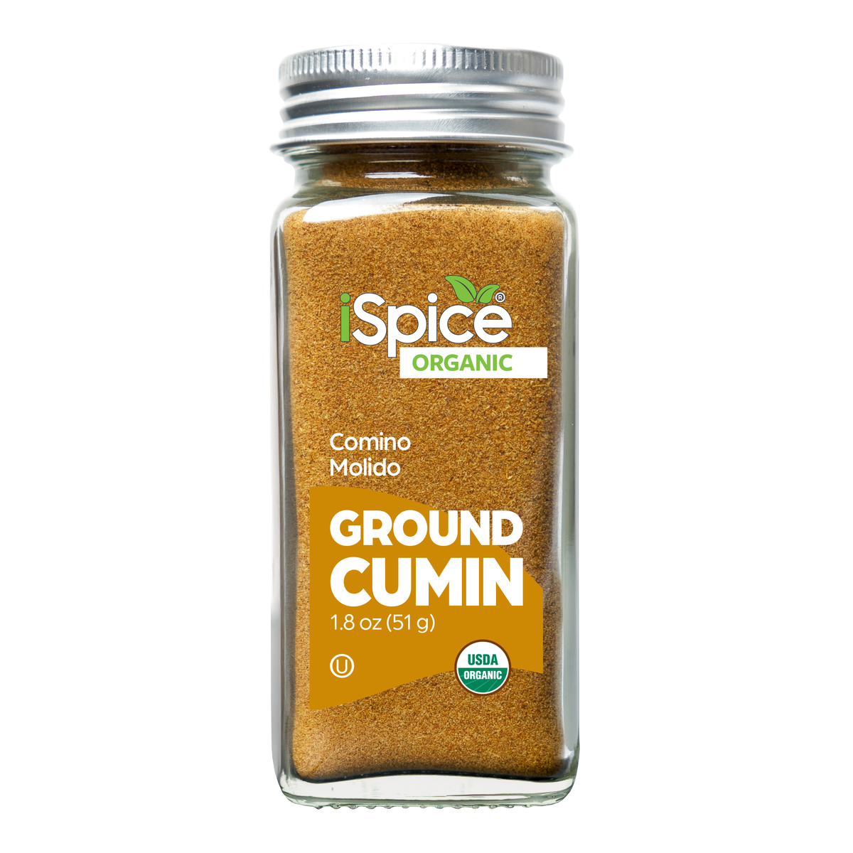 iSpice | Organic Cumin Ground | 1.8 oz | Premium Spices | Kosher | USDA Organic Certified - iSpice You