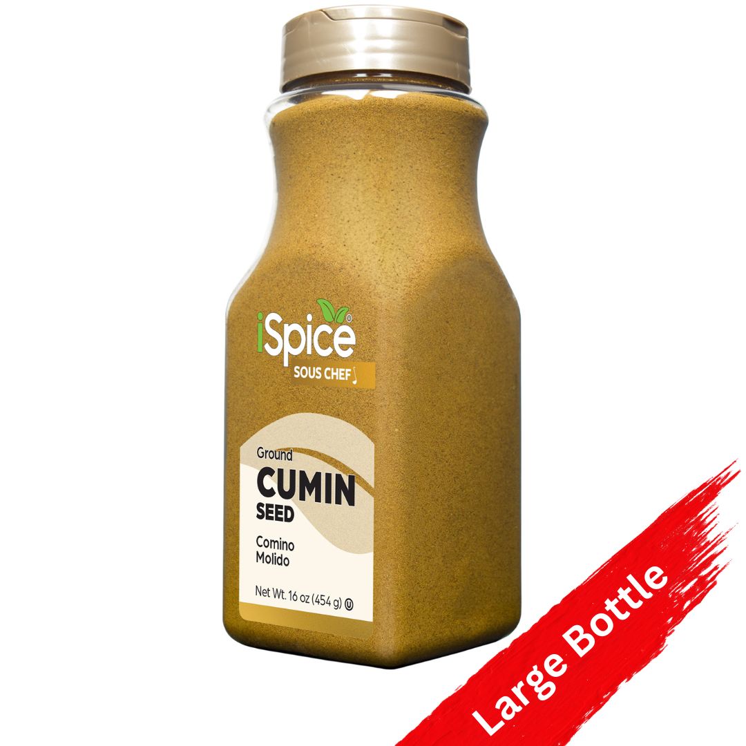 iSpice Cumin Ground 16 oz - Kosher Food Service Size with Rich Aroma