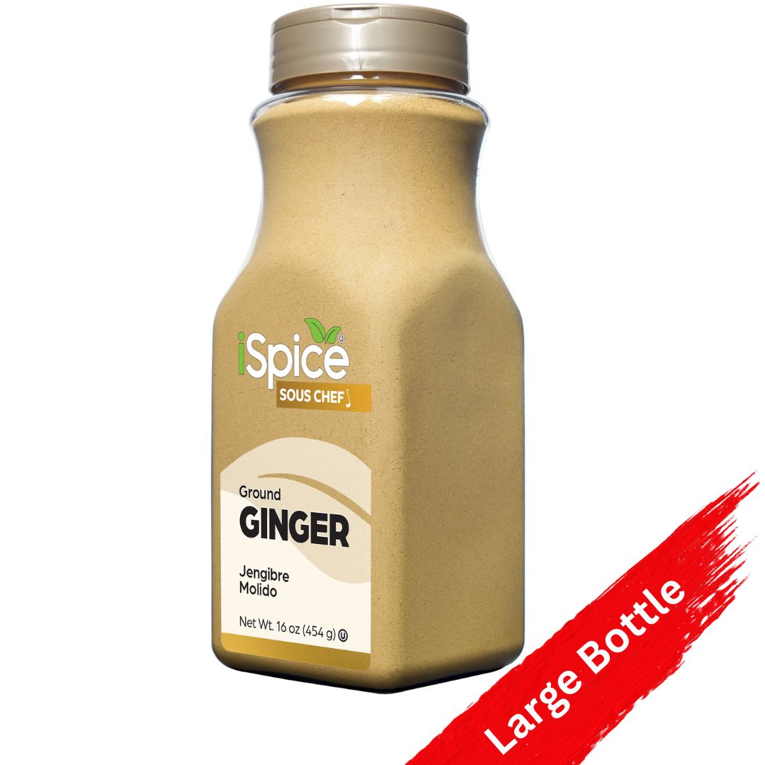 iSpice Ginger Ground 16 oz - Food Service Size with Rich Aroma