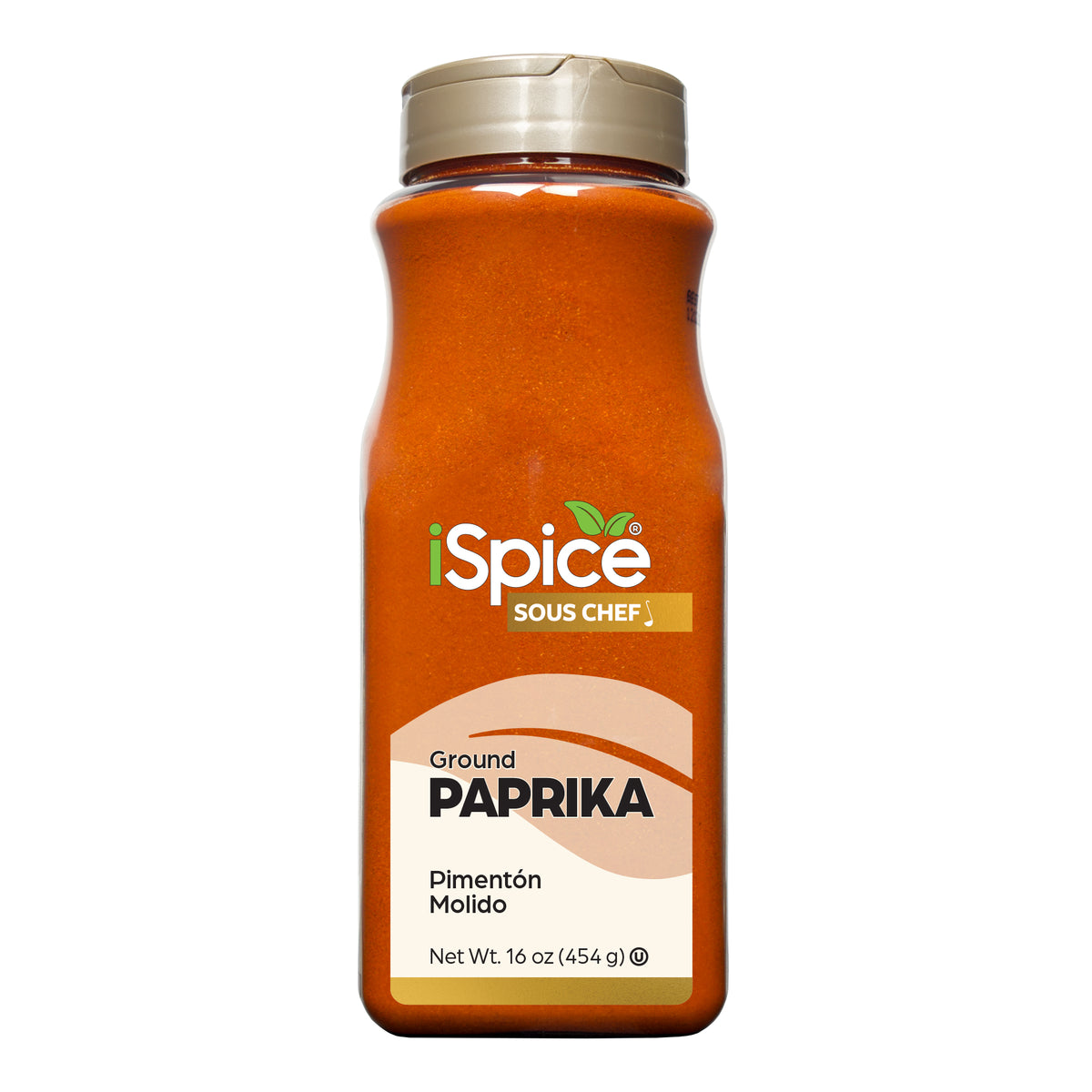 Bulk Paprika 16 oz by iSpice - Kosher Certified for Food Service