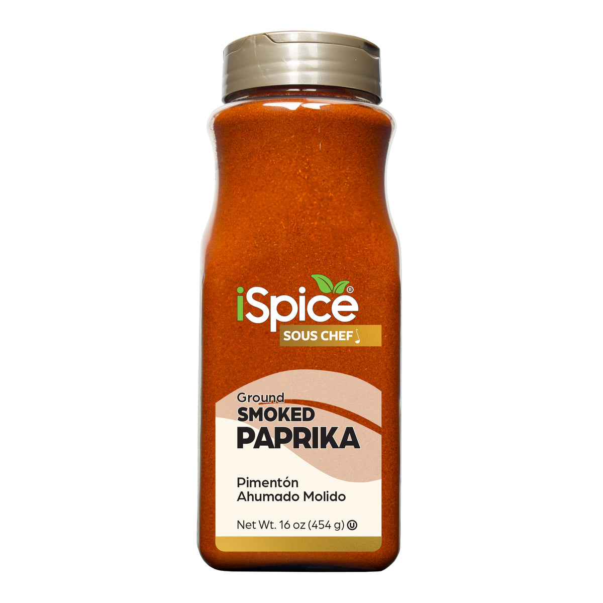 Bulk Smoked Paprika 16 oz by iSpice - Kosher Certified for Food Service