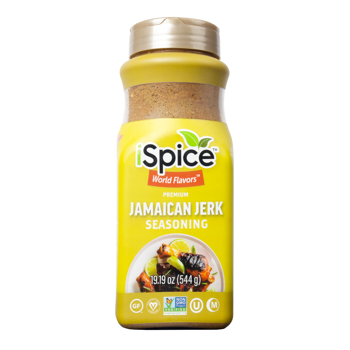 iSpice Gourmet Jamaican Jerk Seasoning 19.19 oz - Halal Kosher Spice Blend for Restaurants &amp; Chefs