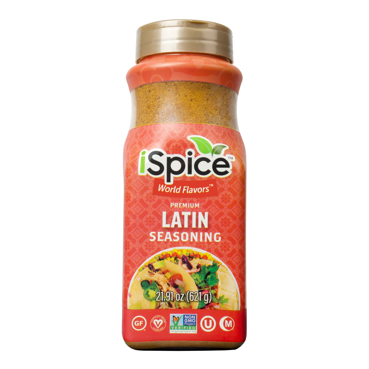 Bulk Latin Seasoning 21.91 oz by iSpice - Halal Kosher Non GMO for Food Service