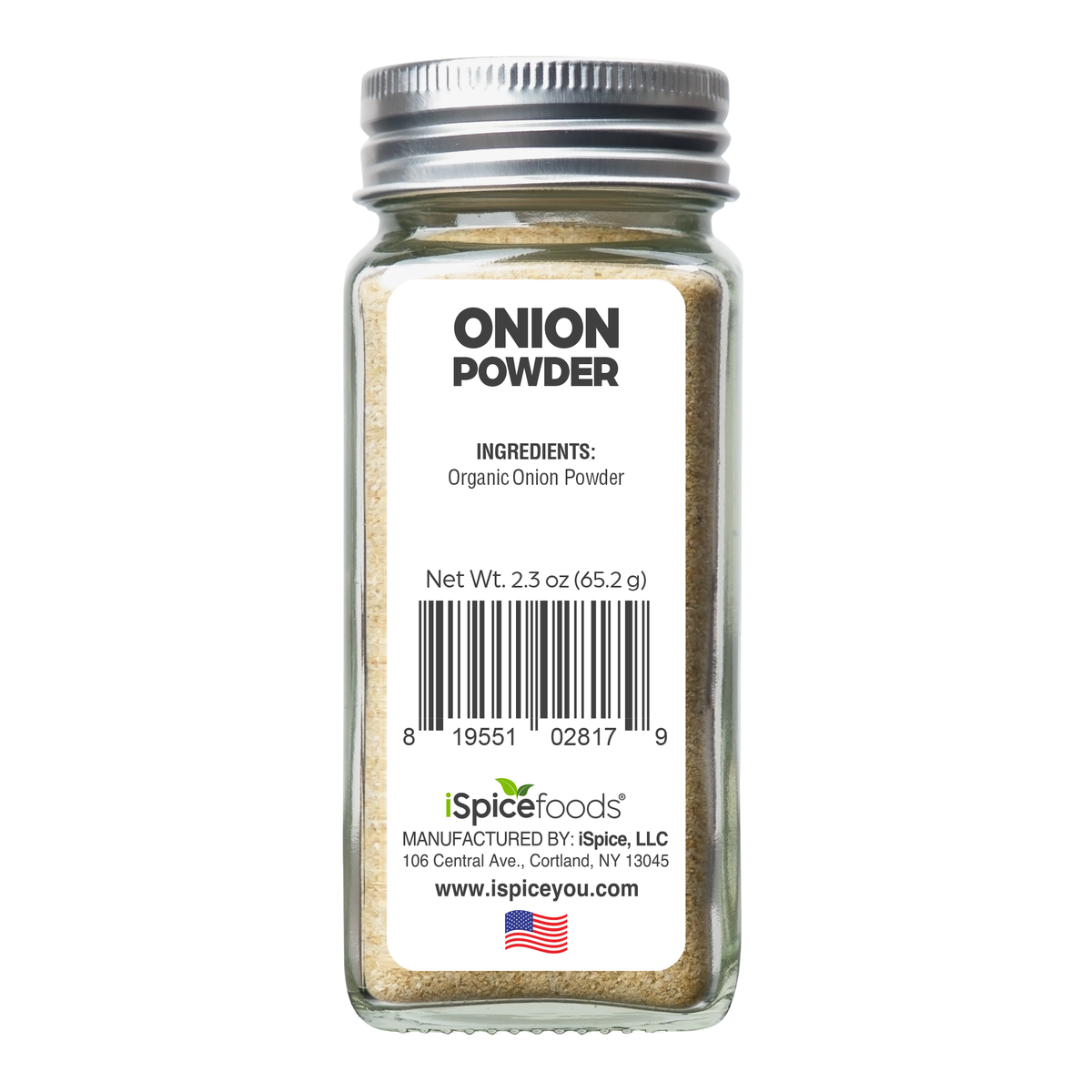 iSpice | Organic Onion Powder | 2.3 oz | Premium Spices | Kosher | USDA Organic Certified - iSpice You