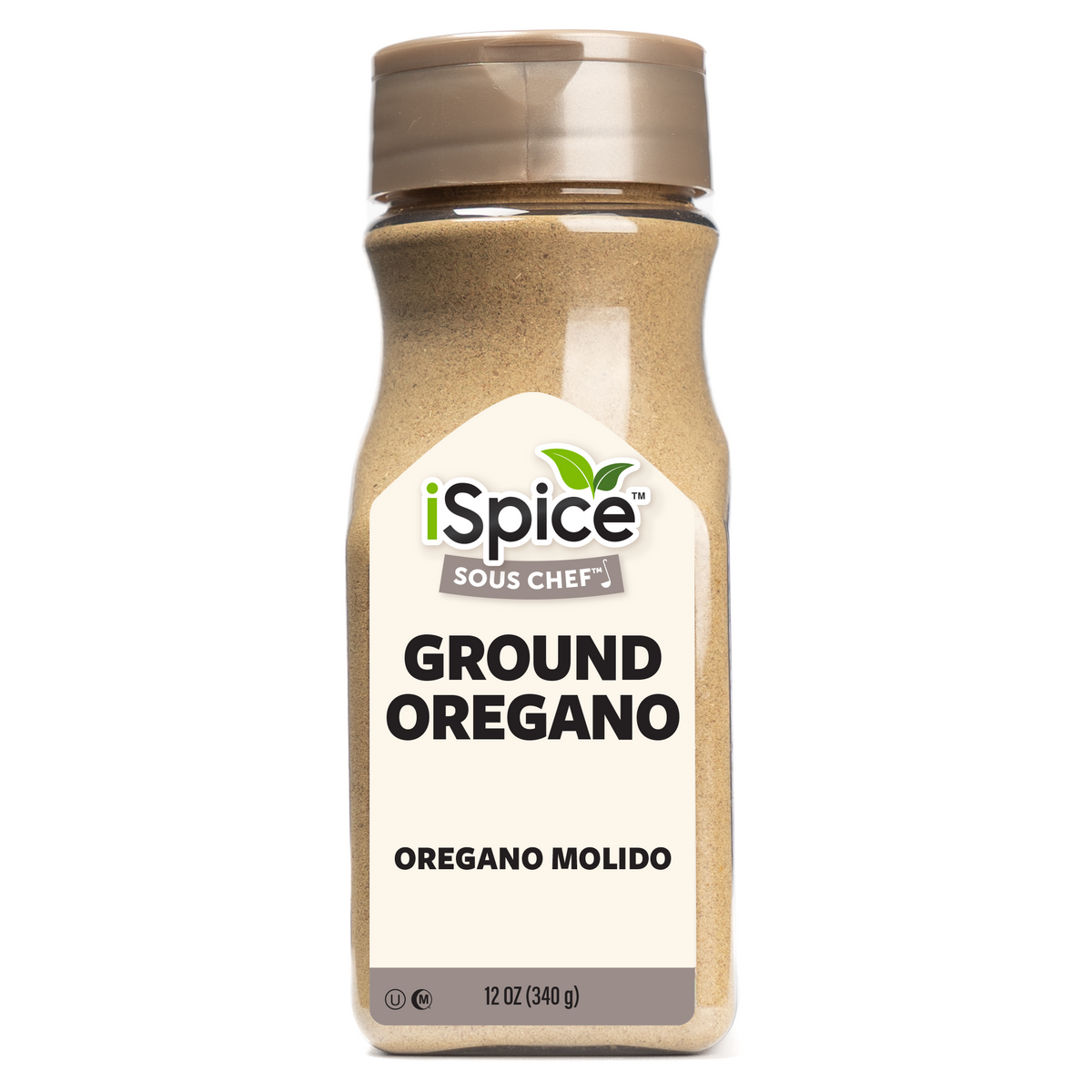 Herb Spice | Oregano Ground | 12 oz | Food Service | Premium Herbs | Kosher | Halal