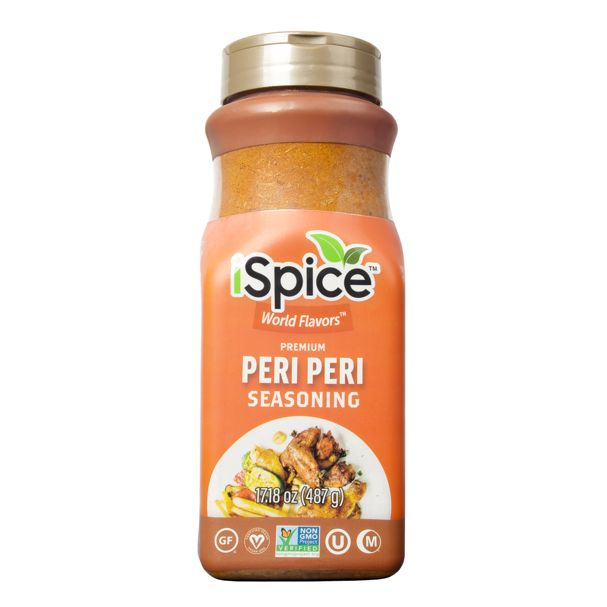 Bulk Peri Peri Seasoning 17.18 oz by iSpice Blend - Halal Kosher for Food Service