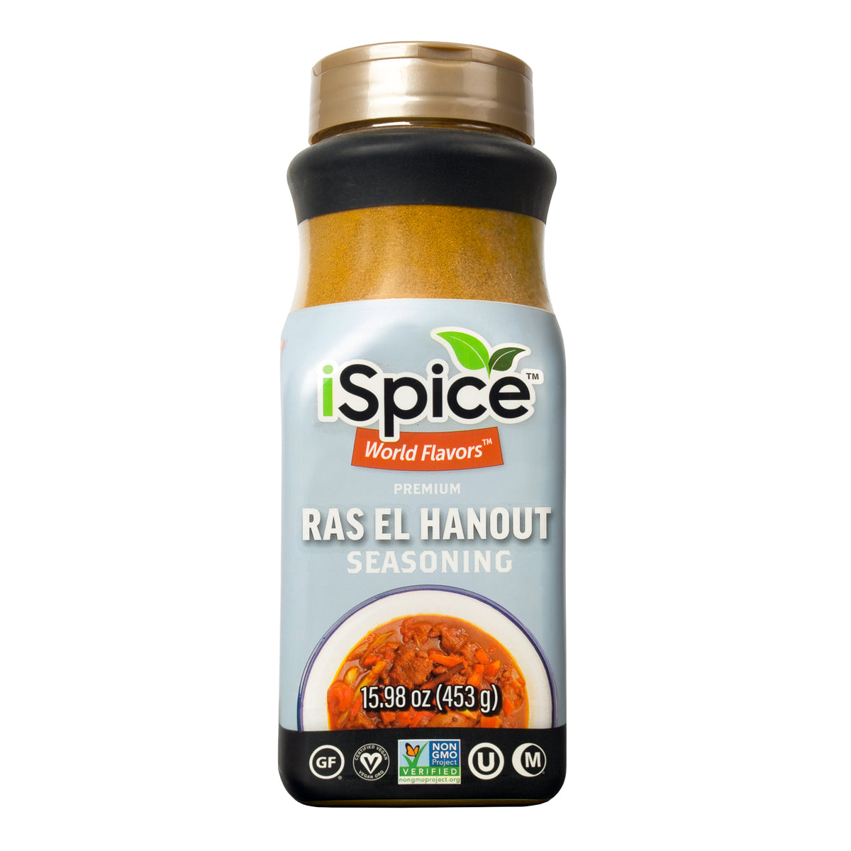 

Bulk Ras el Hanout Seasoning 15.98 oz by iSpice Blend - Halal Kosher for Food Service